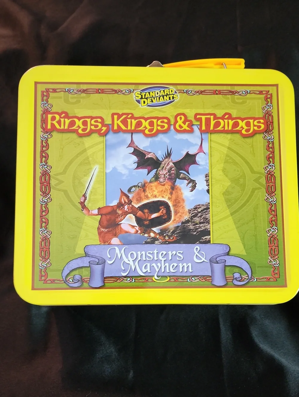 Rings, Kings & Things Monsters & Mayhem Yellow Tin